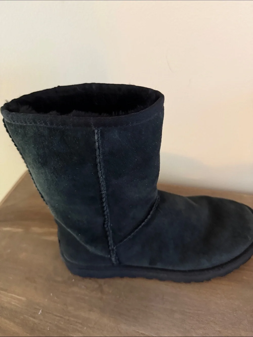 UGG Black Classic Short Suede Winter Boots